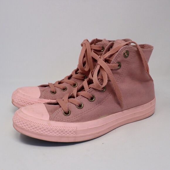 Converse Chuck Taylor All Star Hi Top Rust Pink- M 6- W 8 - Picture 1 of 5
